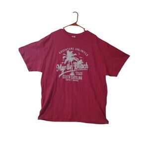 Delta Women's Myrtle Beach Pink Shirt Size Large / XL